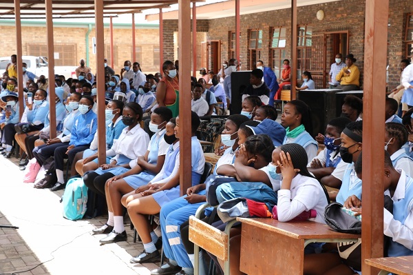 SANITARY TOWELS BRING DIGNITY TO DINAO SECONDARY SCHOOL GIRL LEARNERS